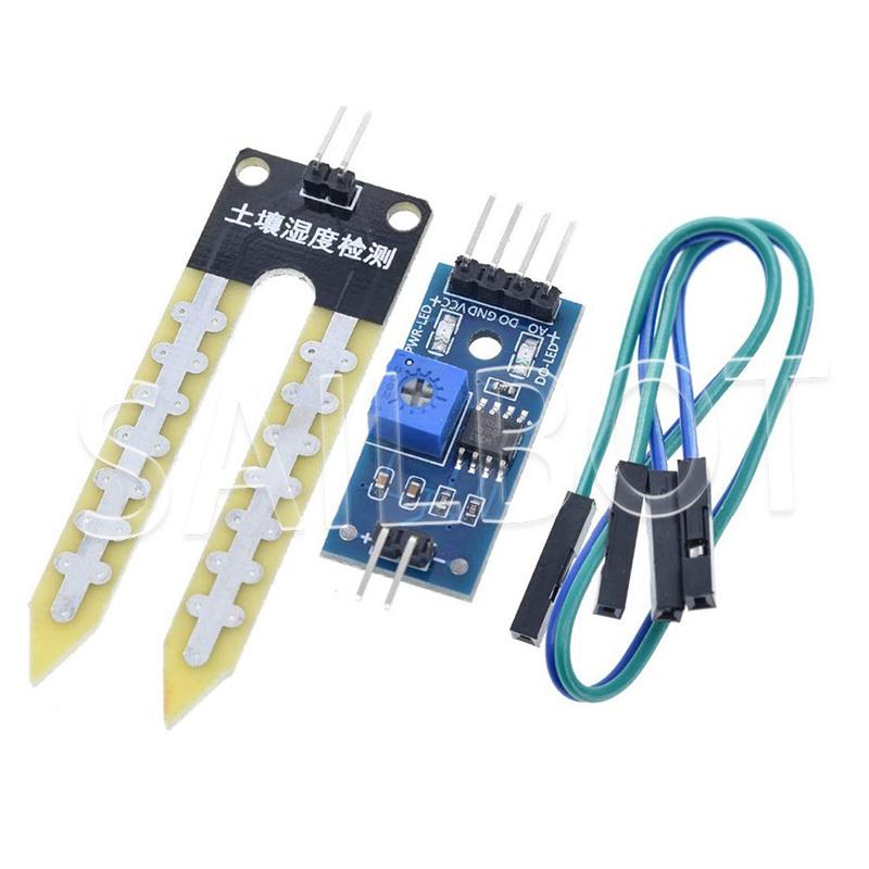 5PCS/LOT LM393 Soil Moisture Hygrometer Detection Humidity Sensor Module Development Board DIY Robot Smart Car