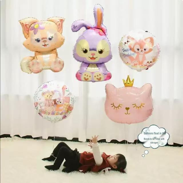 Cartoon Animal & Fruit Helium Balloons for Baby Tracking 