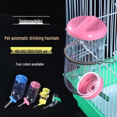 Automatischer Hängender Wasserspender mit Kugel für Hamster & Kaninchen - Erhältlich in den Größen Groß, Mittel und Klein