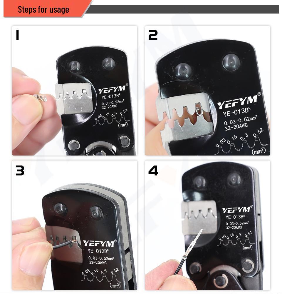 Small Crimp Terminal Tool Set SH1.25, XH2.0, XH2.54, SM2.54