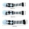 3Pcs Polyester Wool Knitting   Putter Head Cover Wooden   Headcovers Accessory