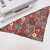 Adjustable Pet Cowboy Hat Cute Cats Triangle Scarf Pet Western Cowboy Hat Set  Birthday Party