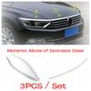 Front Hoods Bonnet Garnish Strip Head Lights Lamp Eyelids Eyelash Cover Trim For Volkswagen Passat B8 2016 - 2018 Exterior Parts