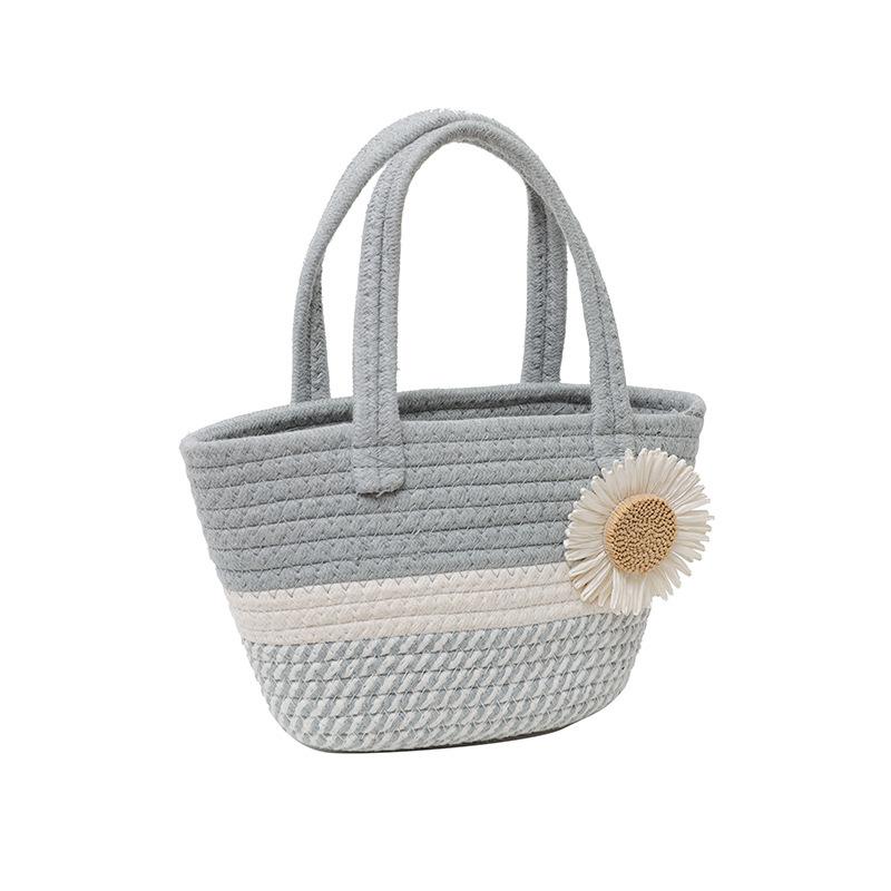 

Модна плетена жіноча сумка-відро великої місткості, нова повсякденна літня сумка в іноземному стилі через плече 2024 р.