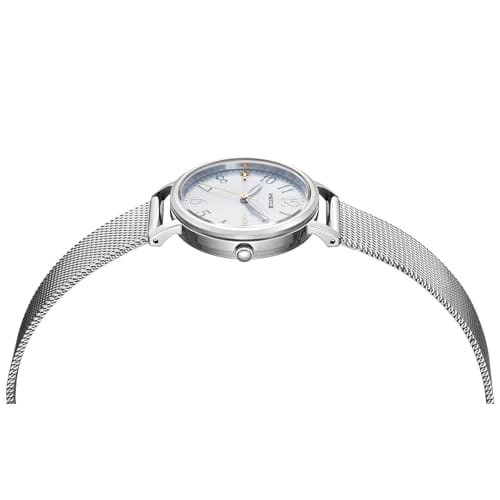 Citizen Watch Wicca Solartech Mesh Belt Waterproof White KP5-115-11 Women's Silver