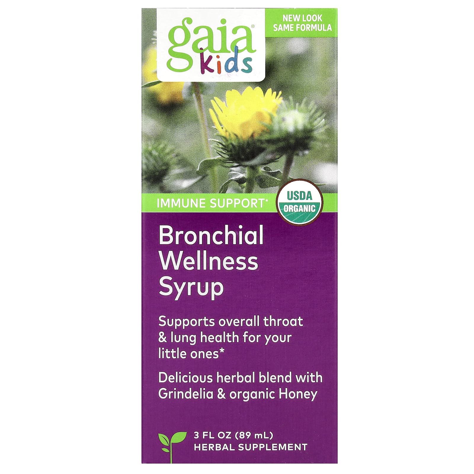 

Gaia Herbs, Children s Bronchial Health Syrup, 3 fl oz (89 ml)