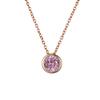 eManco Elegant Titanium Steel Diamond Clavicle Necklace for Women - Versatile, Non-Fading, Stainless Steel Pendant.