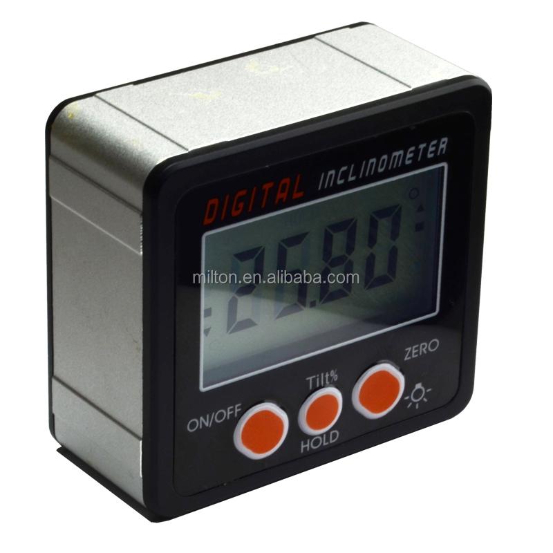 Digital Bevel Box Angle Gauge Meter Mini Digital Protractor 360 Degrees Magnets Base Digital Inclinometer Electronic Protractor