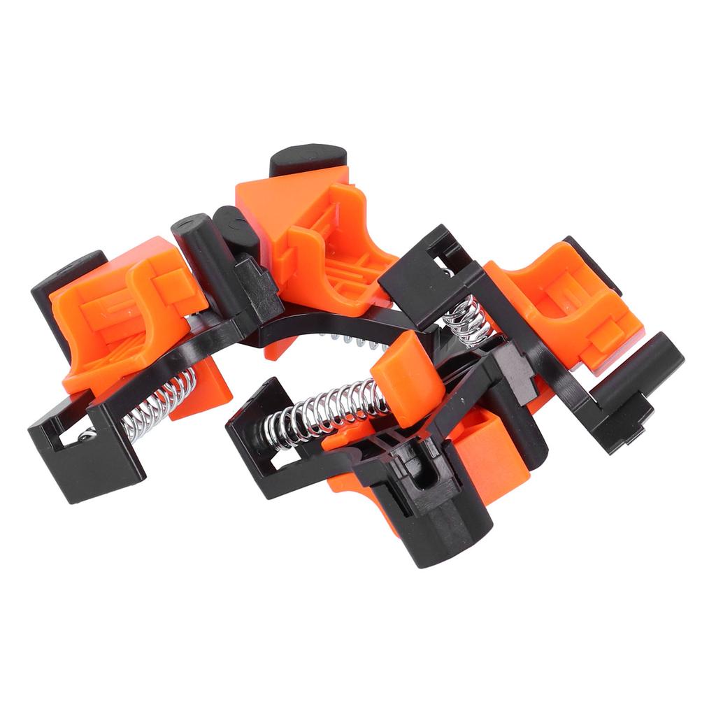 4Pcs Woodworking Corner Clamp 90 Degree Right Angle Clip Furniture Connection Fixing Tools