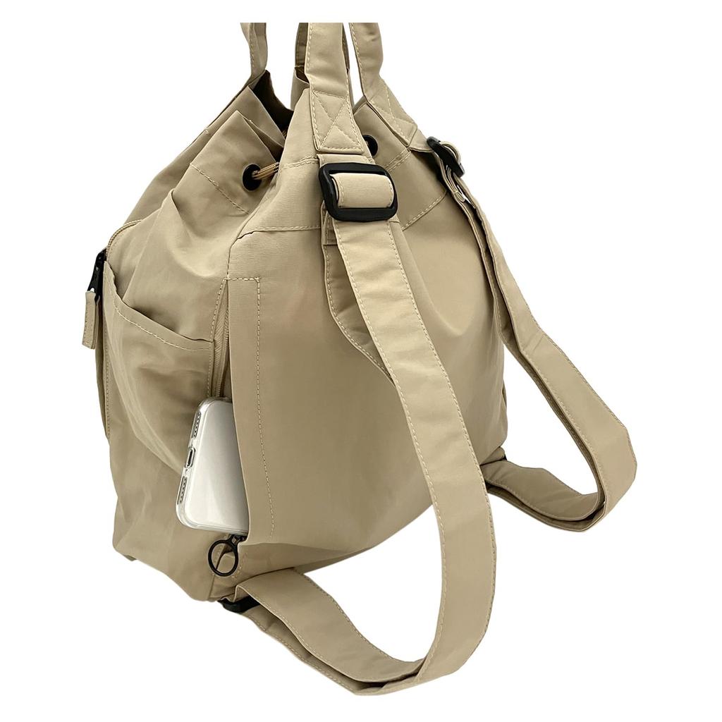 [ROOTOTE] SC. Theoru. Drawstring-A Beige Kay 02 