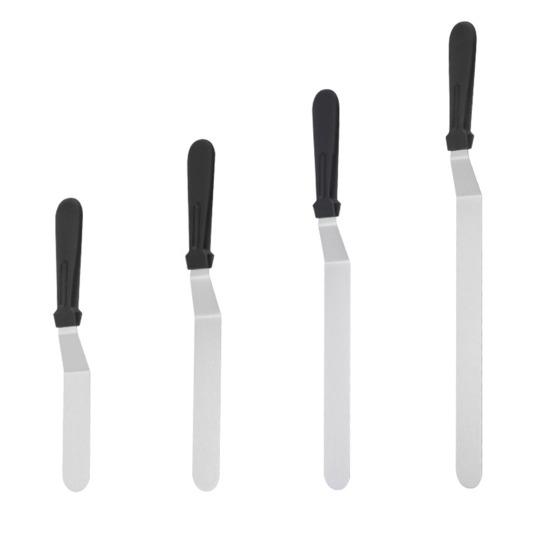 Cake Butter Spatula Stainless Steel Cake Icing Spreader for Baking Ergonomic Handle Cake Decorating Tool for Buttercream Pastry