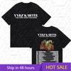 Rapper Vybz Kartel Neues Album Merch T-Shirt Unisex Damen Sommer O-Ausschnitt Baumwoll-T-Shirt Hip Hop Gothic Kurzarm-T-Shirts Oberteile