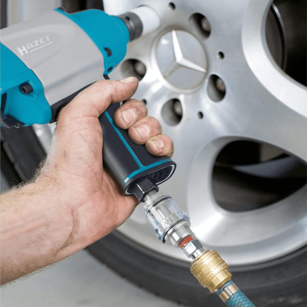 HAZET Mini Oiler 9070N-1 - 28ml Capacity, Refillable, Attaches Directly To Tools