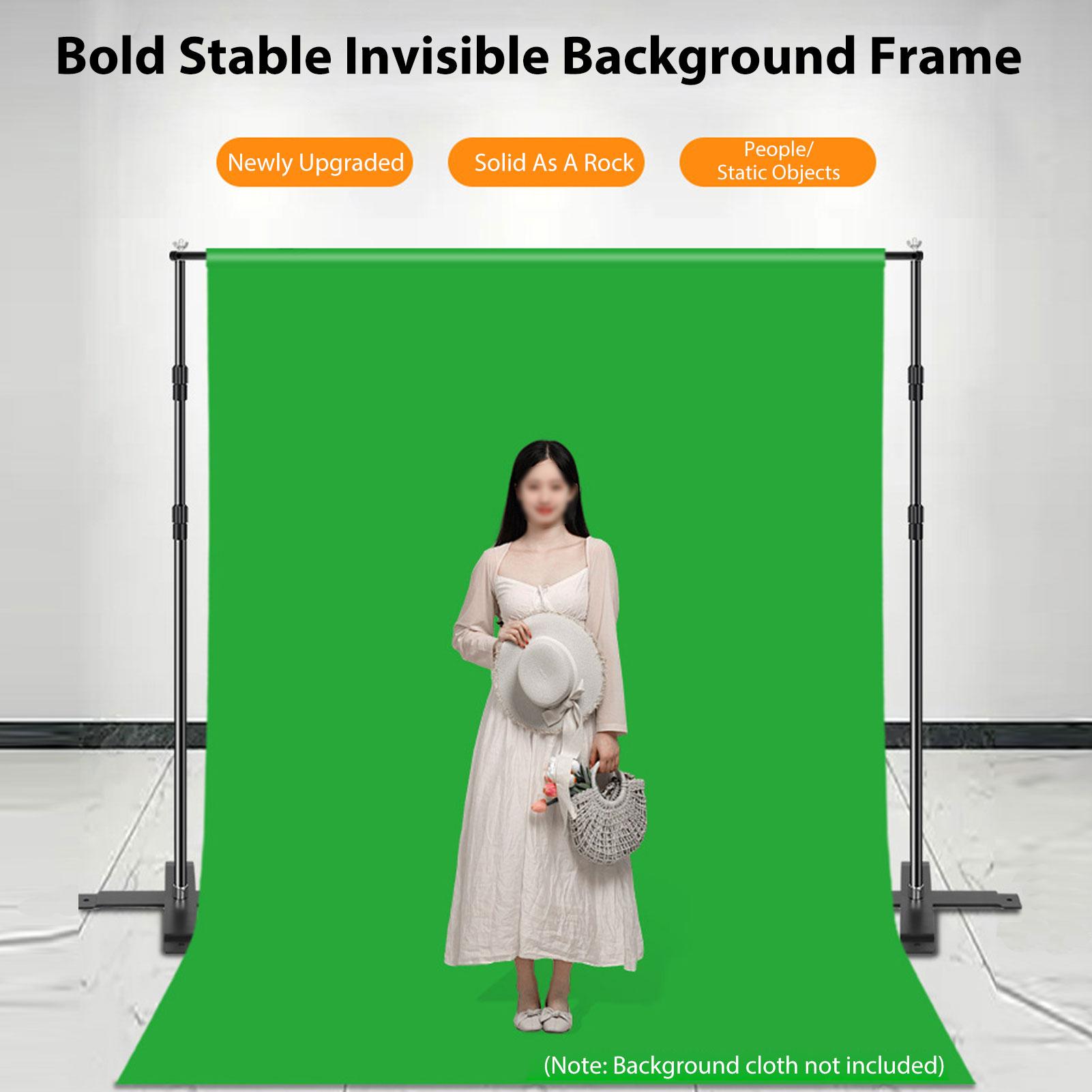 

7.9x9.8 футов Студийная система поддержки фона для фотосъемки Сверхпрочная металлическая стойка для фона Регулируемый кронштейн для фона с