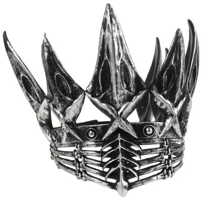 Königskrone Kronen Männer Halloween Kostüm Vintage Erwachsene Mittelalterlicher Abschlussball Jungen Kappen für Hexe Cosplay Kopfschmuck Requisite