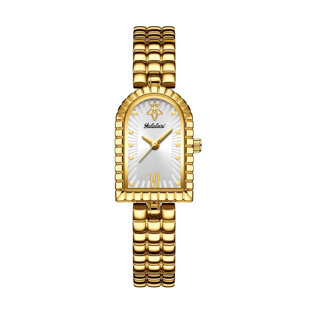 Yalalusi Arch Ladies Watch Vintage Classic Ladies Watch Vacuum Plating
