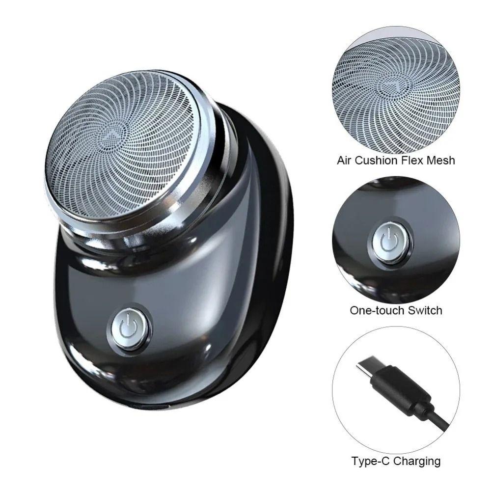 Lightweight Mini Electric Shaver Digital Display Men Electric Shaver Men's Beard Trimmer  Travel