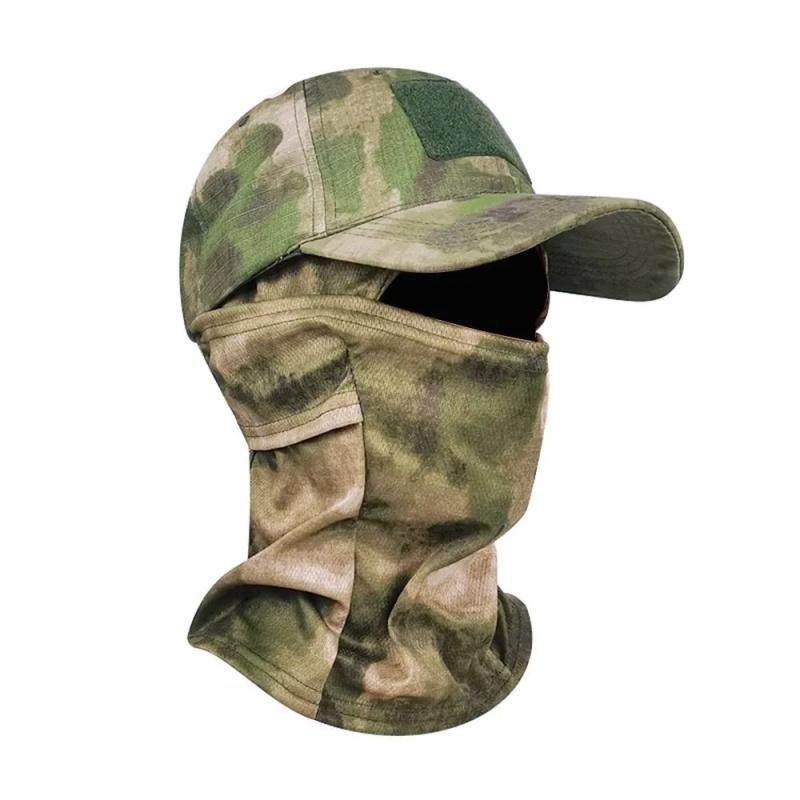 Camo Baseball Caps Sunscreen Breathable Camouflage Balaclava Hat Outdoor Fishing Hiking Hunting Sports Cap Sunscreen Caps