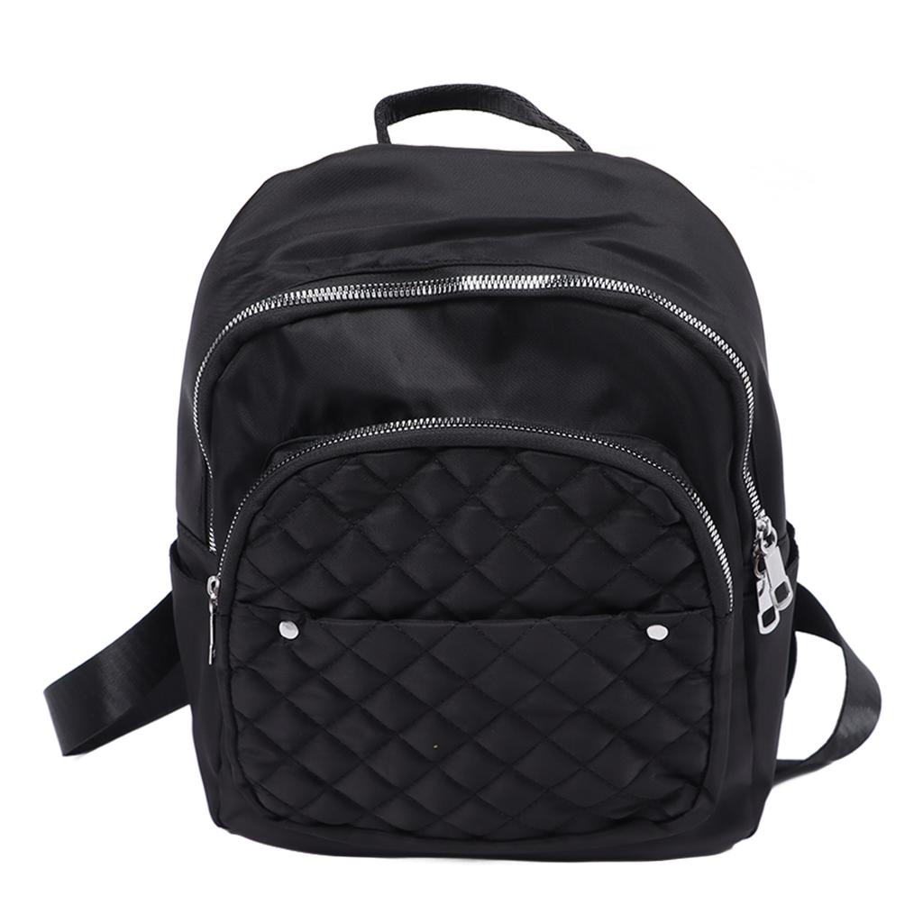 Women Backpack Women Large Capacity Daily Travel Work Backpack Fashionable Daypack Purse Black Oxford Fabric