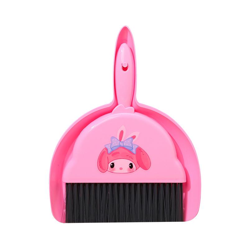 Desktop Cleaning Set: Compact Broom, Dustpan, Keyboard Brush, & Cutting Board Sweeper for Students