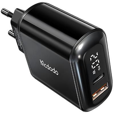 Mcdodo Fast Wall Charger For Phone 2X Usb Usb-C Pd 20W Meter