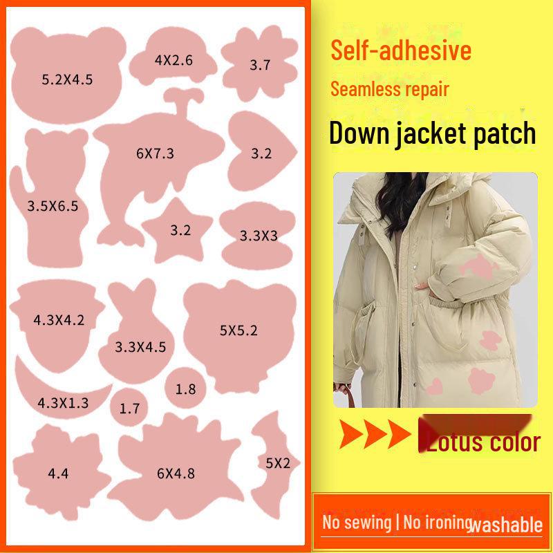 

Самоклеящиеся заплатки для ремонта пуховиков с героями мультфильмов — стильные, долговечные и экономичные