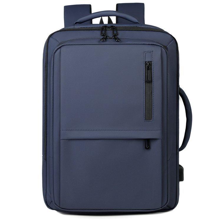Business Travel Backpack With Usb Charging For Men Oxford Fabric Large Capacity