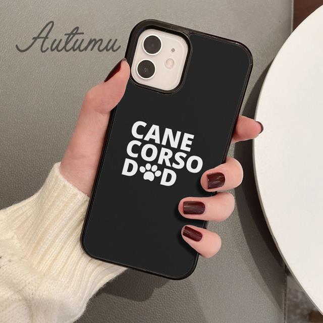Cane Corso Italienische Dogge Anime Handyhülle für iPhone 11 12 13 14 Pro Max mini X XR XS SE 2020 6S 7 8 Plus Galaxy S21 S22 Hülle