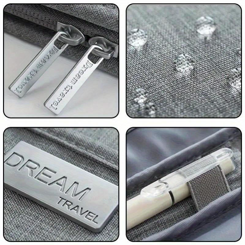 Lightweight Travel Document Bag – Portable Passport Organizer for Airplane & Business Trips – Secure, Stylish Storage