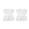 White Neckband Lolita Lace Cuffs Lace Ruffled Wrist Sleeves Fashion Fake Sleeves  Daily Accessory