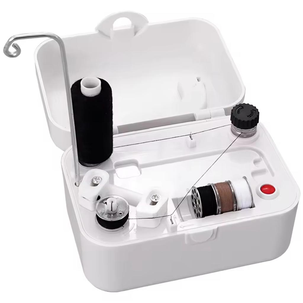 BHBL Elektryczna nawijarka szpulki z rączką Automatyczna maszyna do nawijania szpulki Zasilana przez USB/Baterię Organizer Narzędzie do szycia