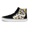 Vans Sk8 Canvas Variant Daisy Print High Top Skate Shoes Unisex Skate Shoes Black VN0A32QG9FV