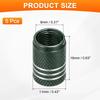 PATIKIL Tire Valve Cap, Set of 5, Inner Diameter 8mm,