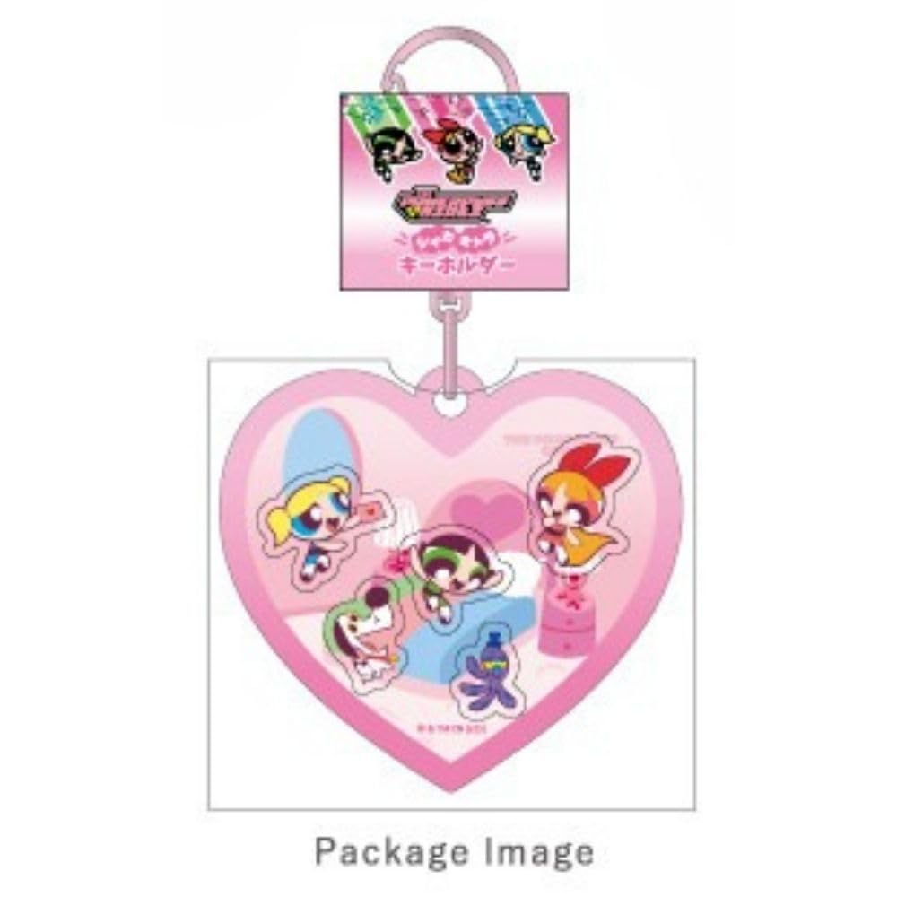 T's Factory Powerpuff Girls Shaka Character Keychain - Room - Approx. H76 x W72 x D7mm (excluding metal fittings) PW-5546943OH