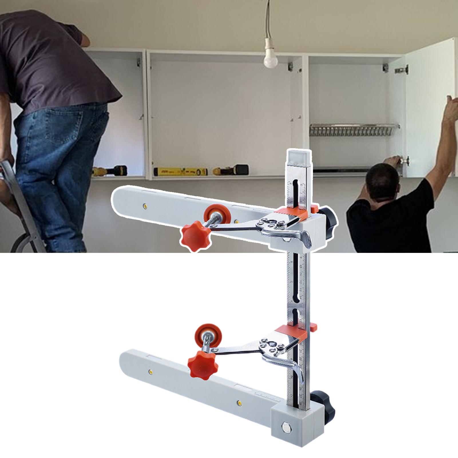 

Drawer Slide Installation Jig Adjustable Cabinet Pull Jig Drill Guide with Toggle Clamp Magnetic Arm Stainless Rail Positioner China Mainland