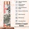 Copper Water Bottle (950ml) | 100% Pure Copper Bottle | BPA Free & Non Toxic Water Bottle with Anti Oxidant Properties of Copper (1 Piece)