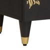 Nightstand Black 40 x 33 x 46 cm Solid Mango Wood