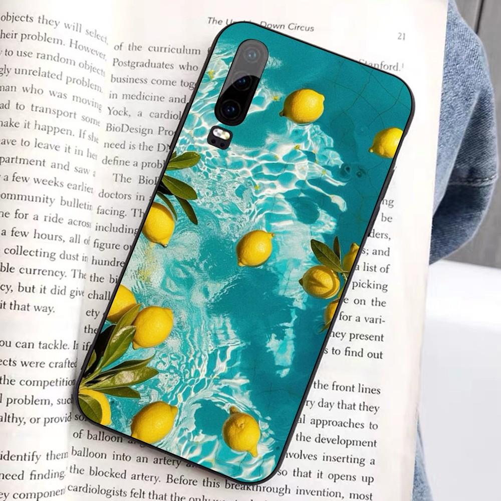 

Fruit Lemon Phone Case For Huawei Honor 10 Lite 9 20 7A 9X 30 50 60 70 Pro Plus Soft Silicone Cover Huawei Honor v30 Pro