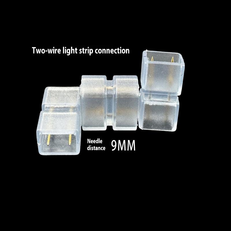 5Pcs Copper Rgb Connector Durable Gold 6/ 7/9/10/11/12/13Mm Led Strip Connector 2 Pin 3Pin 4Pin Terminals Connector Rgb