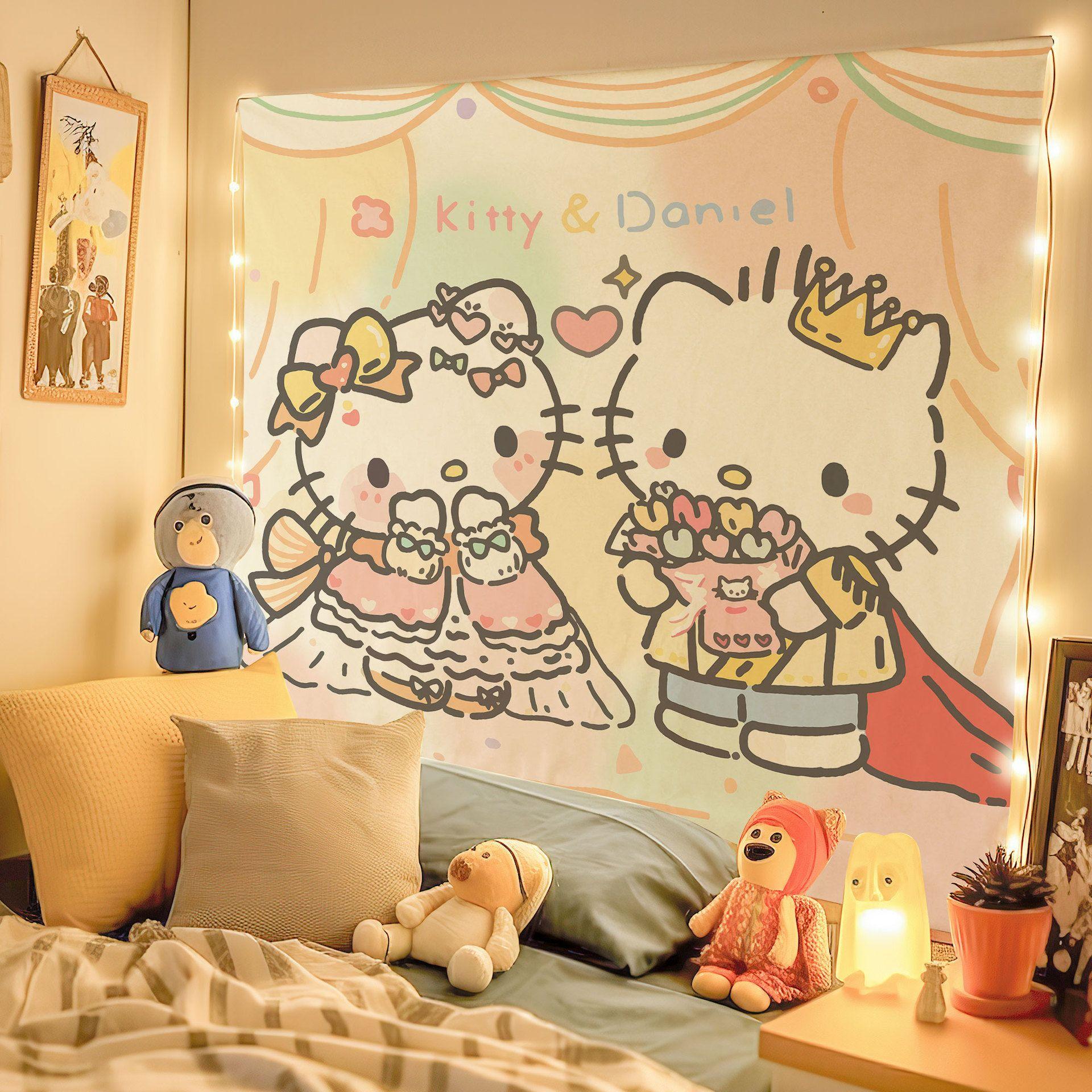 Sanrio Tapestry and My Melody 75x100