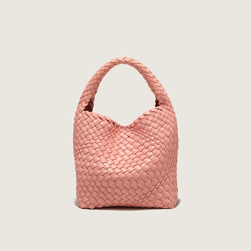 Woven Women's Bag with Niche Design, 2024 New Product, Basket-style Handbag, Mother-daughter Bag, Vintage Shoulder and Crossbody Bag