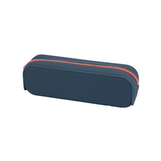 Silicone Pencil Case Large Holder Washable Cute Capacity Rectangle Pen Stationery Organizer G
