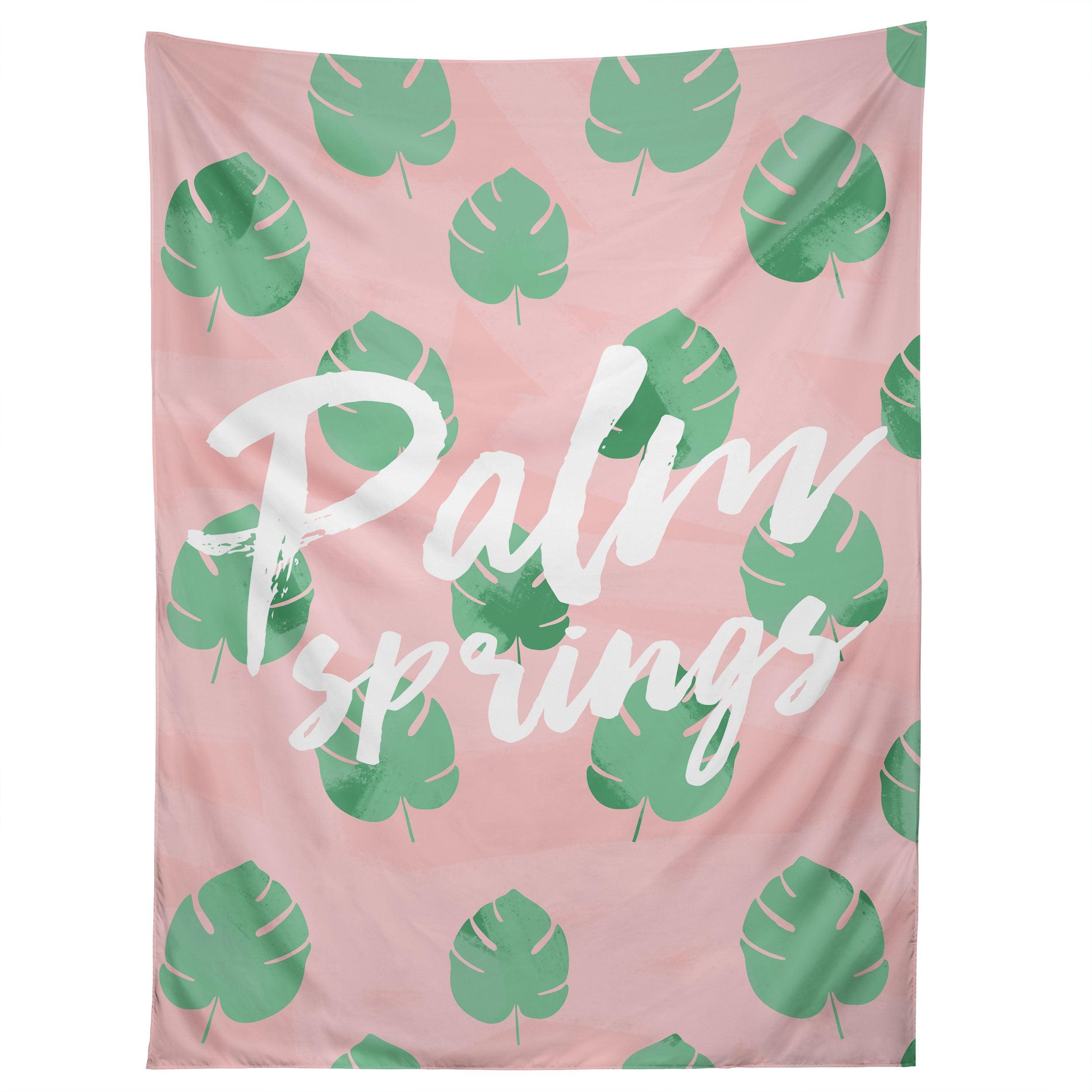 PALM LEAVES PALM SPRINGS tapestry 75x100