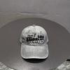 Vintage Wash Cotton Baseball Hat With Wide Brim And Sun Protection
