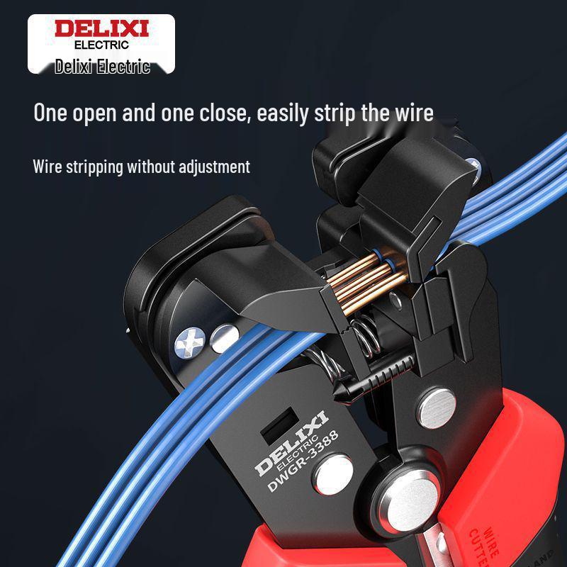 Electrician's Universal Automatic Wire Stripping and Crimping Tool