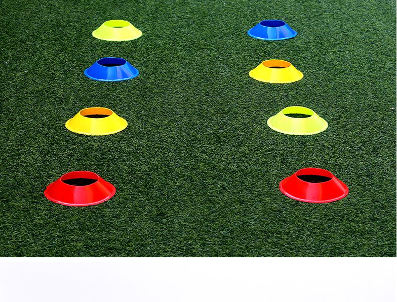 Sports Training Cones and Marker Discs for Football and Basketball with Large and Round Mouth Ball Holders