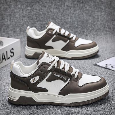 Casual Thick Baseplate Shoes Lightweight Men's Breathable Hong Kong Wind Non-slip Versatile Trend Spring New Student Men's Shoes