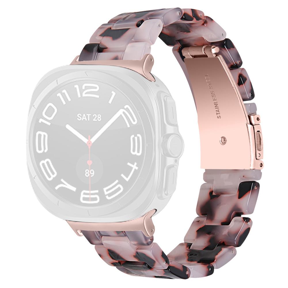 For Samsung Galaxy Watch Ultra (2025) 47mm Watch Strap Acrylic Resin Waterproof Wrist Band