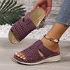 Women Slippers Open Toe Shallow Sandals 2025 New Summer Slippers Flat Platform Lightweight Shoes Slides Women Zapatos De Mujer