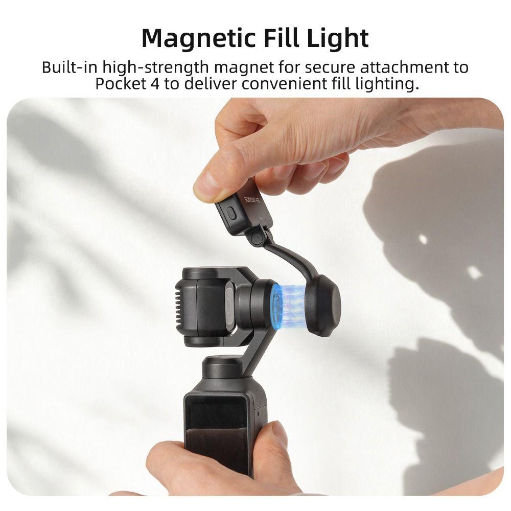 Three Color Lighting Magnetic Fill Light for DJI Osmo Pocket 4 Camera Accessories